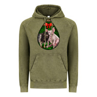 Vintage Olive christmas pig Vintage Hoodie - LillyAllenDesigns