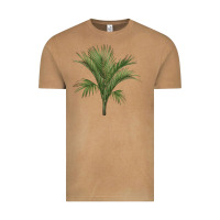 Vintage Camel Botanical Majesty Palm Illustrations Vintage Tee - LillyAllenDesigns