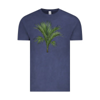 Vintage Denim Botanical Majesty Palm Illustrations Vintage Tee - LillyAllenDesigns