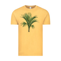 Vintage Mustard Botanical Majesty Palm Illustrations Vintage Tee - LillyAllenDesigns