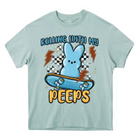 Arona skateboard bunny Heavy Core Tee - MaliasSmallBusiness