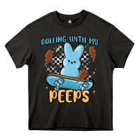 Asphalt skateboard bunny Heavy Core Tee - MaliasSmallBusiness