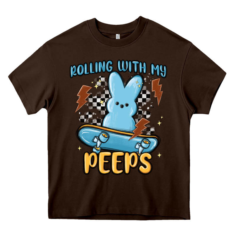 Skateboard Bunny Heavy Core Tee by MaliasSmallBusiness | Teevron