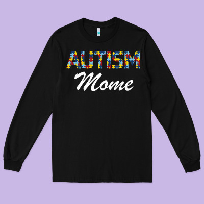 Autism Mom Long Sleeve Tee Designed By Bettercallsaul