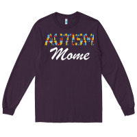 Plum Autism mom Long Sleeve Tee - Bettercallsaul