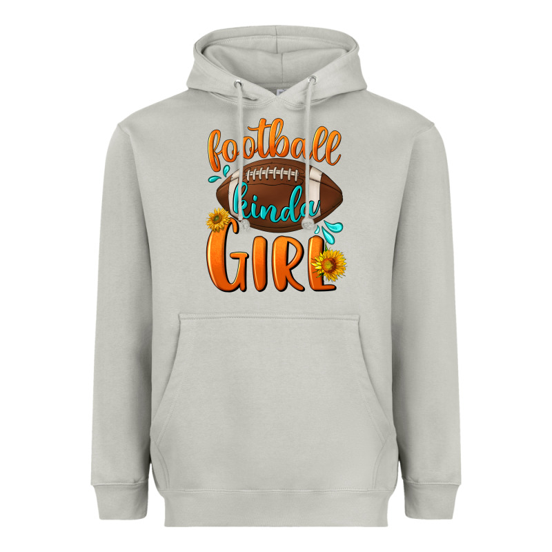 Football Kinda Girl Heavyweight Hoodie by BundleAndBundleShop | Teevron