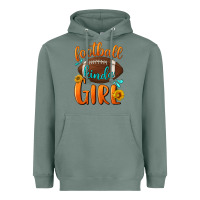 Sage football kinda girl Heavyweight Hoodie - BundleAndBundleShop