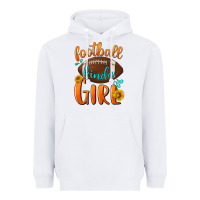 White football kinda girl Heavyweight Hoodie - BundleAndBundleShop