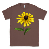 Chestnut Black Eyed Susan Flower Classic Tee - LillyAllenDesigns