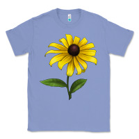 Colony Blue Black Eyed Susan Flower Classic Tee - LillyAllenDesigns