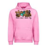 Peace Love Duroc Pig Urban Hoodie | Teevron