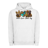 Pigment Lunar Rock peace love duroc pig Urban Hoodie - LillyAllenDesigns