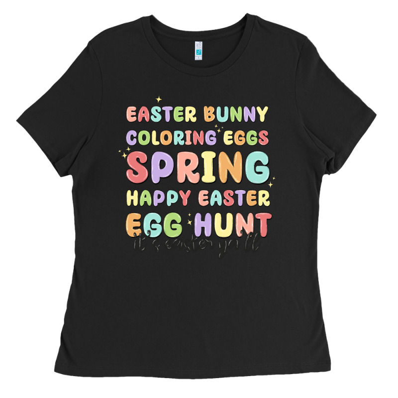 Easter Bunny Spring Ladies Tee by MaliasSmallBusiness | Teevron