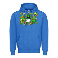 True Royal St. Patrick's Day gnomes Zipper Hoodie - OliviaCreatesArt