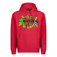 Cardinal St. Patrick's Day shamrocks Premium Hoodie - OliviaCreatesArt