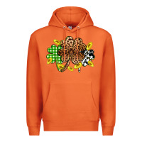 Carrot St. Patrick's Day shamrocks Premium Hoodie - OliviaCreatesArt