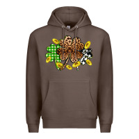 Coffee St. Patrick's Day shamrocks Premium Hoodie - OliviaCreatesArt