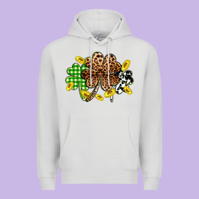 St. Patrick's Day Shamrocks Premium Hoodie Designed By Oliviacreatesart