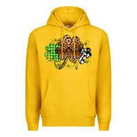 Lemon St. Patrick's Day shamrocks Premium Hoodie - OliviaCreatesArt