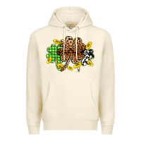 Sandshell St. Patrick's Day shamrocks Premium Hoodie - OliviaCreatesArt