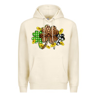 Tofu St. Patrick's Day shamrocks Premium Hoodie - OliviaCreatesArt