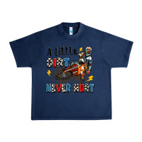 Navy a little dirt never hurt Urban Heavy Tee - Artiststas