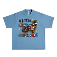 Pebble Blue a little dirt never hurt Urban Heavy Tee - Artiststas