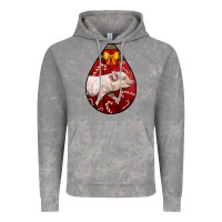 Cloud Rock christmas pig Vintage Hoodie - LillyAllenDesigns