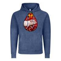 Vintage Denim christmas pig Vintage Hoodie - LillyAllenDesigns