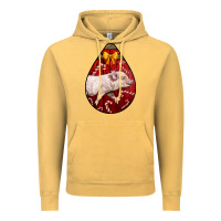 Vintage Mustard christmas pig Vintage Hoodie - LillyAllenDesigns