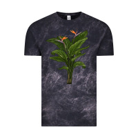 Cloud Black the bird of paradise Vintage Tee - LillyAllenDesigns