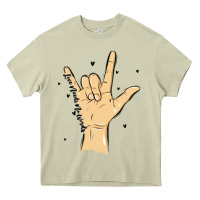 Mossy love needs no words Heavy Core Tee - MaliasSmallBusiness