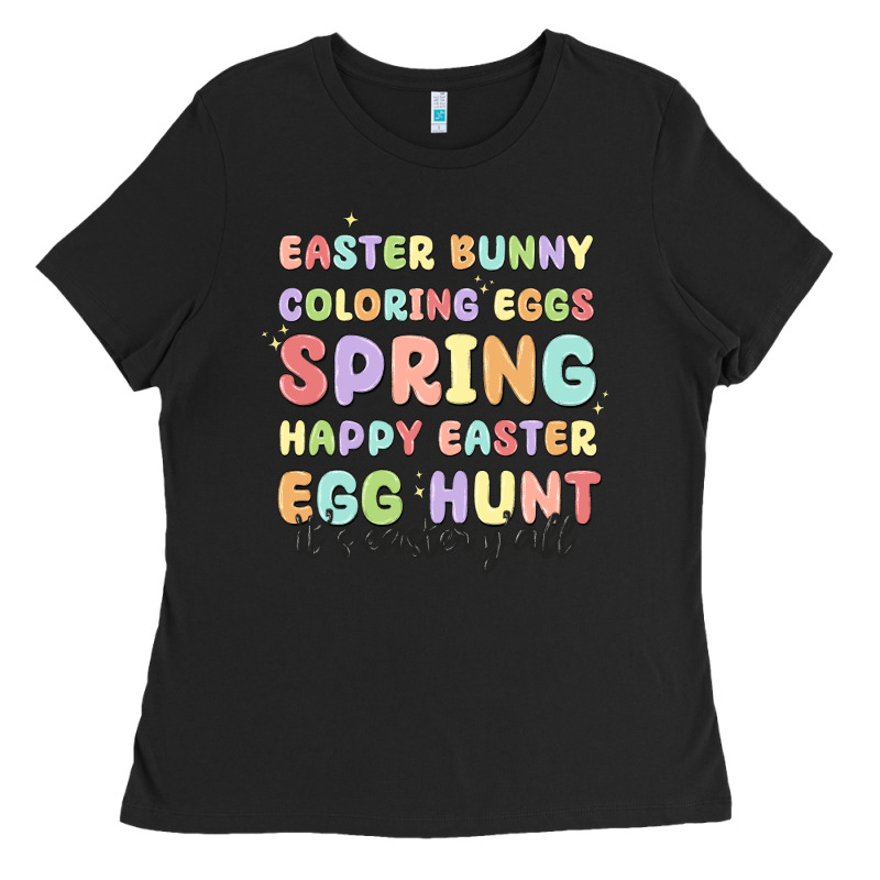 Easter Bunny Spring Ladies Tee by MaliasSmallBusiness | Teevron