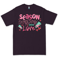 Plum season everything with love Premium Tee - MaliasSmallBusiness