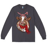 Smoke christmas scarf heifer Long Sleeve Tee - RanaPortraitStore