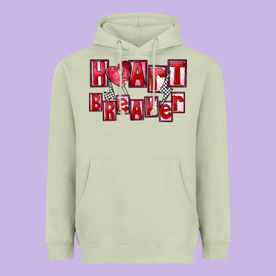 Heartbreaker Heavyweight Hoodie Designed By Fadigitalartstudio