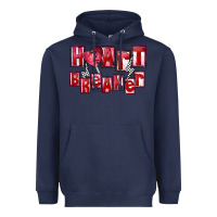 Navy heartbreaker Heavyweight Hoodie - FaDigitalArtStudio