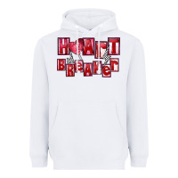 White heartbreaker Heavyweight Hoodie - FaDigitalArtStudio