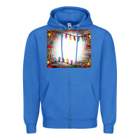 True Royal christmas bleach effect tumler Zipper Hoodie - CowCowDesign