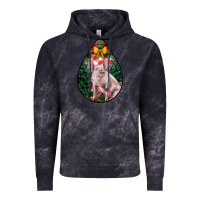 Cloud Black christmas pig Vintage Hoodie - LillyAllenDesigns