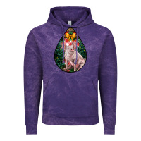 Cloud Purple christmas pig Vintage Hoodie - LillyAllenDesigns