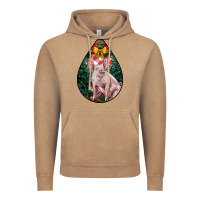 Vintage Coffee christmas pig Vintage Hoodie - LillyAllenDesigns