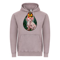 Vintage Zinc christmas pig Vintage Hoodie - LillyAllenDesigns