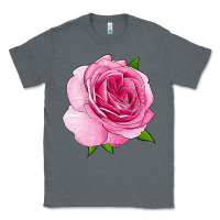 Charcoal Heather All Dressed Up Rose Classic Tee - LillyAllenDesigns