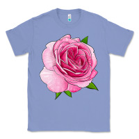 Colony Blue All Dressed Up Rose Classic Tee - LillyAllenDesigns