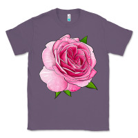 Lavender All Dressed Up Rose Classic Tee - LillyAllenDesigns