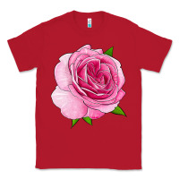 Red All Dressed Up Rose Classic Tee - LillyAllenDesigns