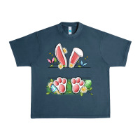 Midnight Navy easter bunny name frame Urban Heavy Tee - Artiststas