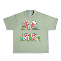 Oil Green easter bunny name frame Urban Heavy Tee - Artiststas