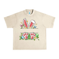 Sandshell easter bunny name frame Urban Heavy Tee - Artiststas